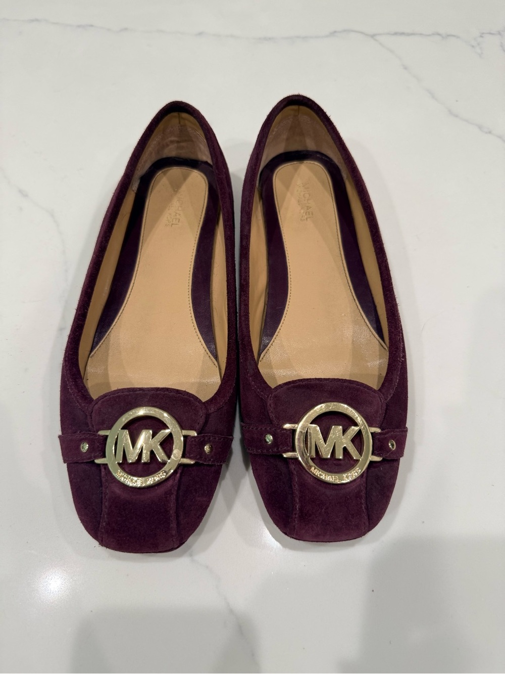 Michael Kors Women's Suede Ballet Flats in purple
